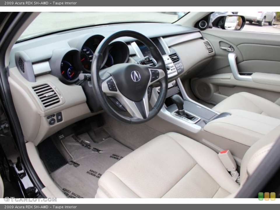 Taupe 2009 Acura RDX Interiors