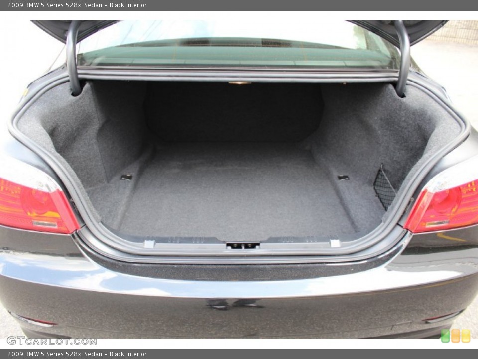 Black Interior Trunk for the 2009 BMW 5 Series 528xi Sedan #62606555