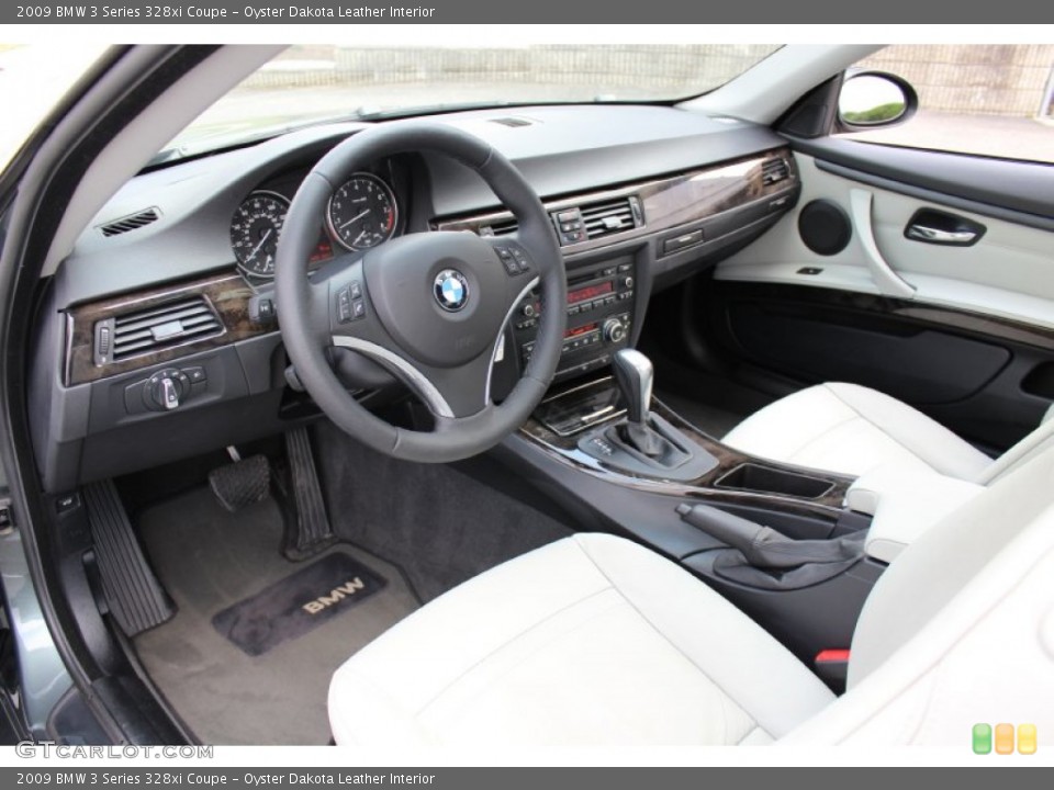 Oyster Dakota Leather Interior Prime Interior for the 2009 BMW 3 Series 328xi Coupe #62606785