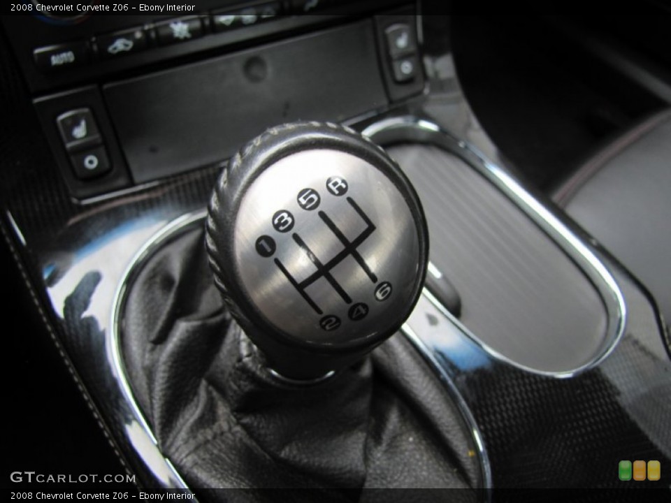 Ebony Interior Transmission for the 2008 Chevrolet Corvette Z06 #62607185