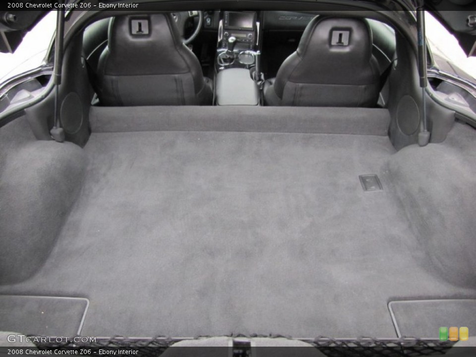 Ebony Interior Trunk for the 2008 Chevrolet Corvette Z06 #62607212