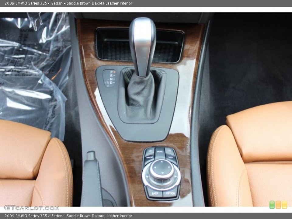 Saddle Brown Dakota Leather Interior Transmission for the 2009 BMW 3 Series 335xi Sedan #62607776