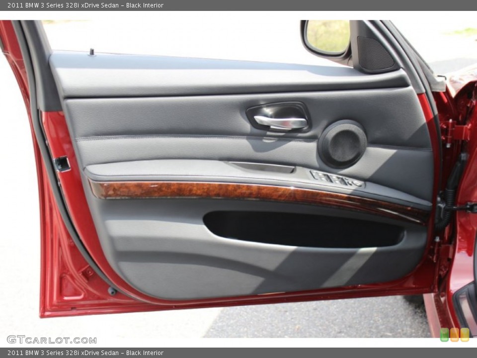 Black Interior Door Panel for the 2011 BMW 3 Series 328i xDrive Sedan #62609789
