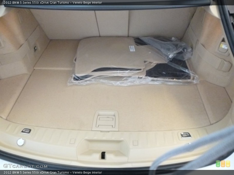 Veneto Beige Interior Trunk for the 2012 BMW 5 Series 550i xDrive Gran Turismo #62613512