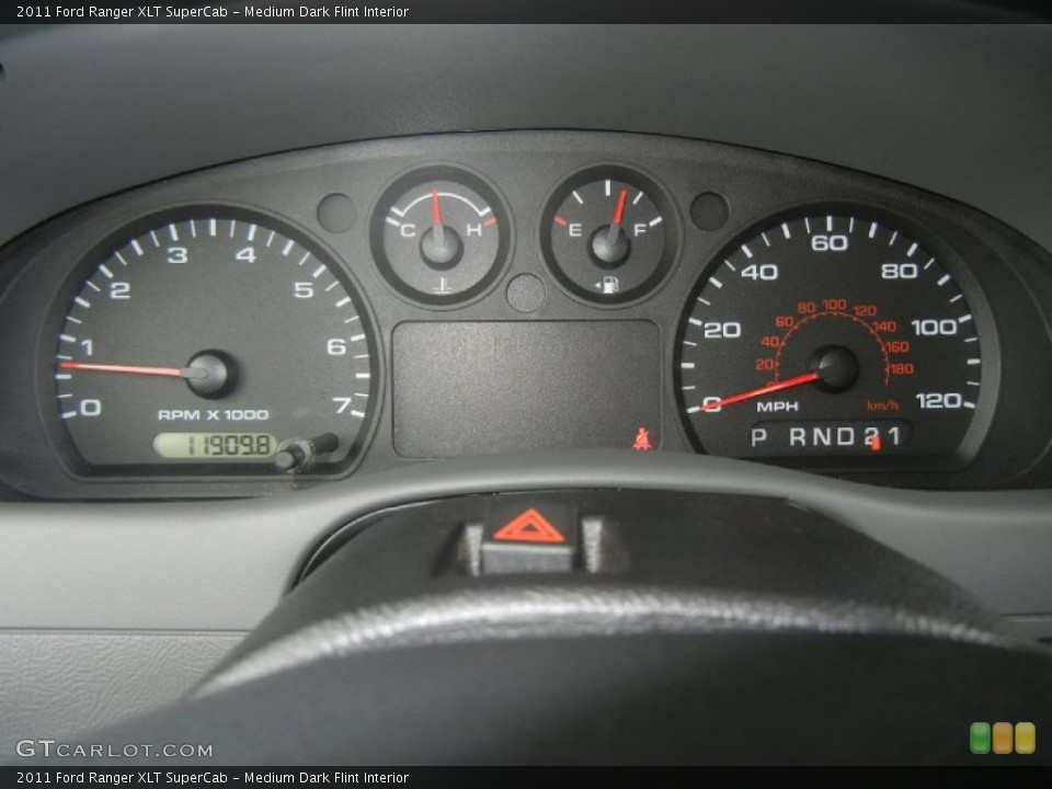 Medium Dark Flint Interior Gauges for the 2011 Ford Ranger XLT SuperCab #62614892