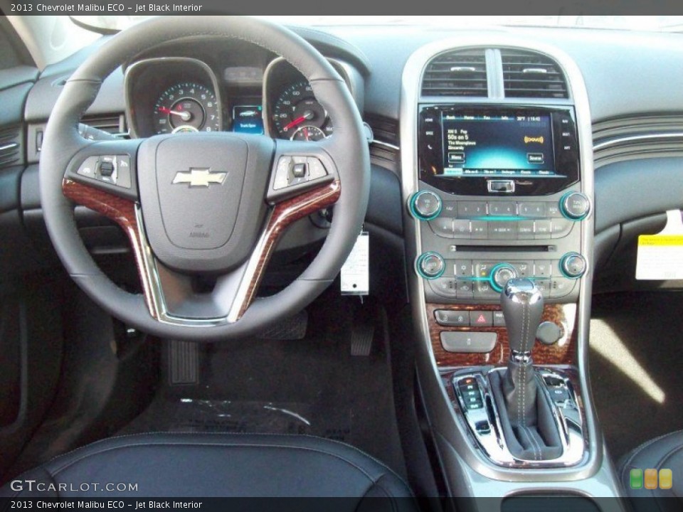 Jet Black Interior Dashboard for the 2013 Chevrolet Malibu ECO #62615156