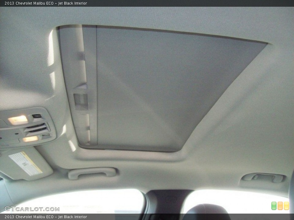 Jet Black Interior Sunroof for the 2013 Chevrolet Malibu ECO #62615342