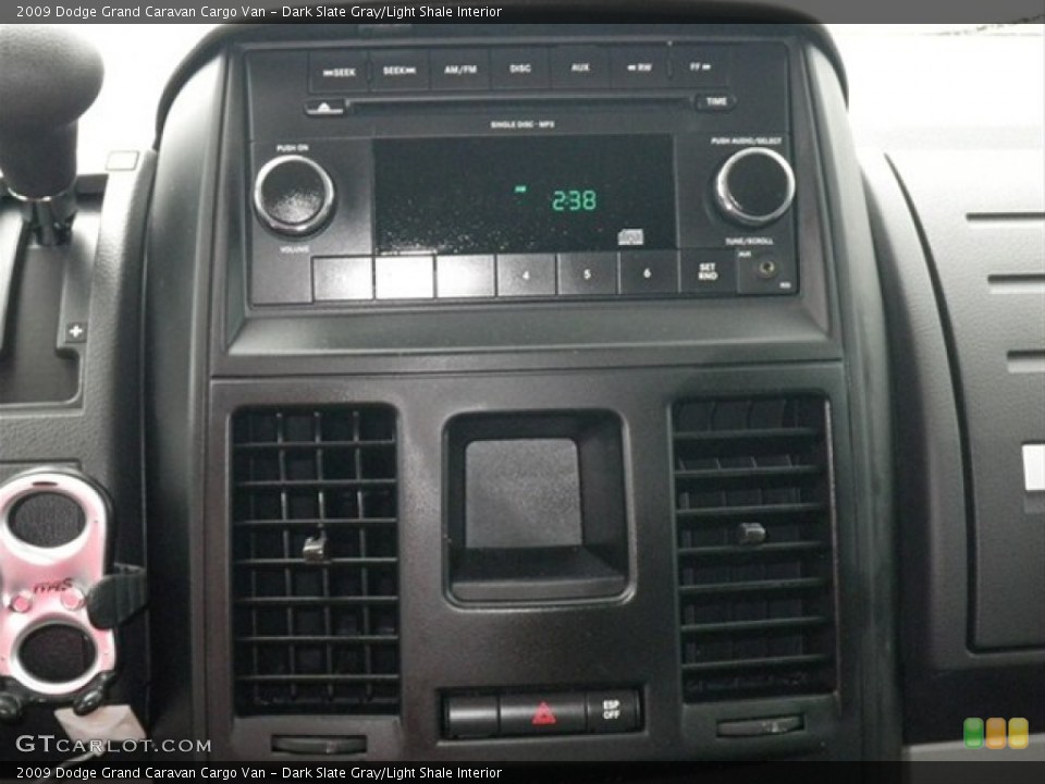 Dark Slate Gray/Light Shale Interior Controls for the 2009 Dodge Grand Caravan Cargo Van #62615368