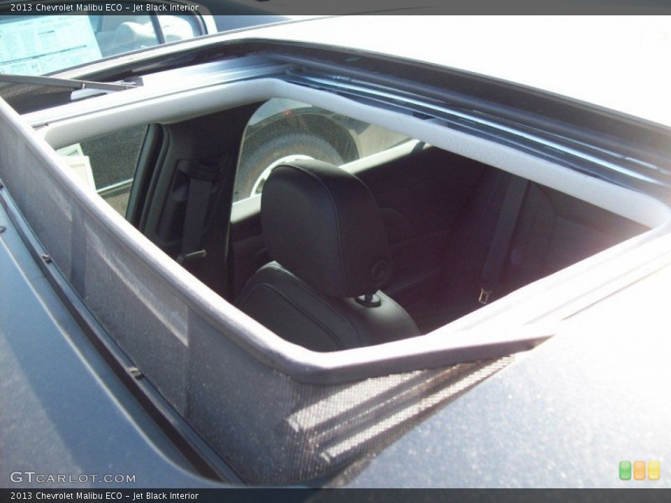 Jet Black Interior Sunroof for the 2013 Chevrolet Malibu ECO #62615369