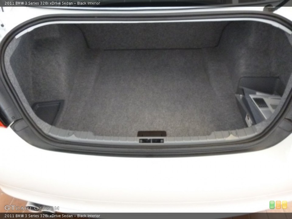 Black Interior Trunk for the 2011 BMW 3 Series 328i xDrive Sedan #62615561