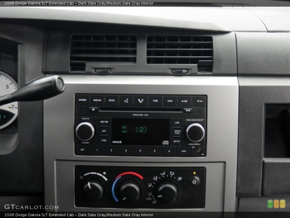 Dark Slate Gray/Medium Slate Gray Interior Audio System for the 2008 Dodge Dakota SLT Extended Cab #62615840