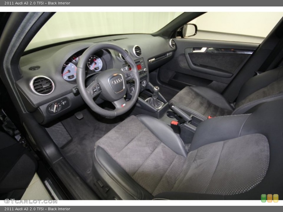 Black 2011 Audi A3 Interiors