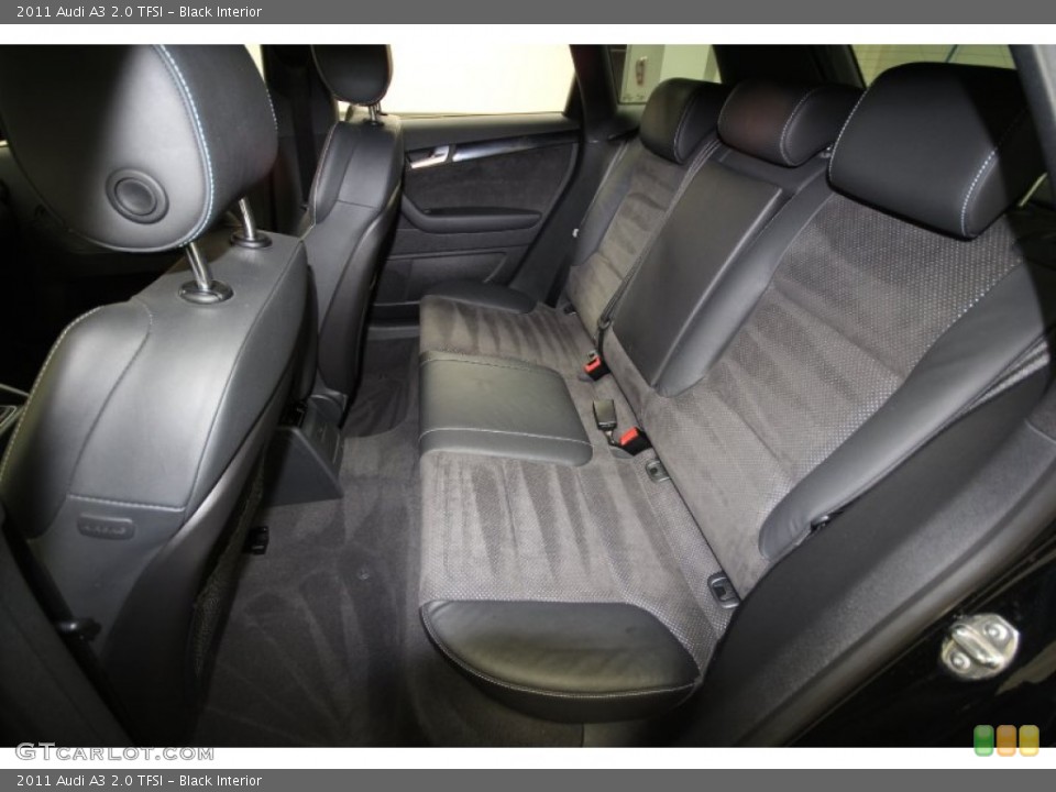 Black Interior Rear Seat for the 2011 Audi A3 2.0 TFSI #62616116