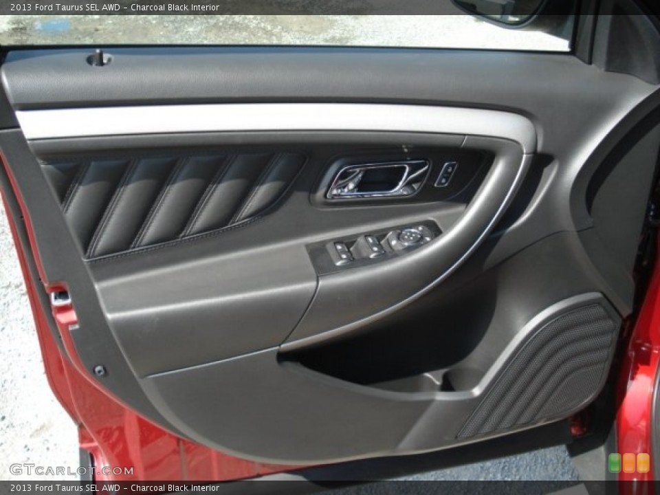 Charcoal Black Interior Door Panel for the 2013 Ford Taurus SEL AWD #62617800