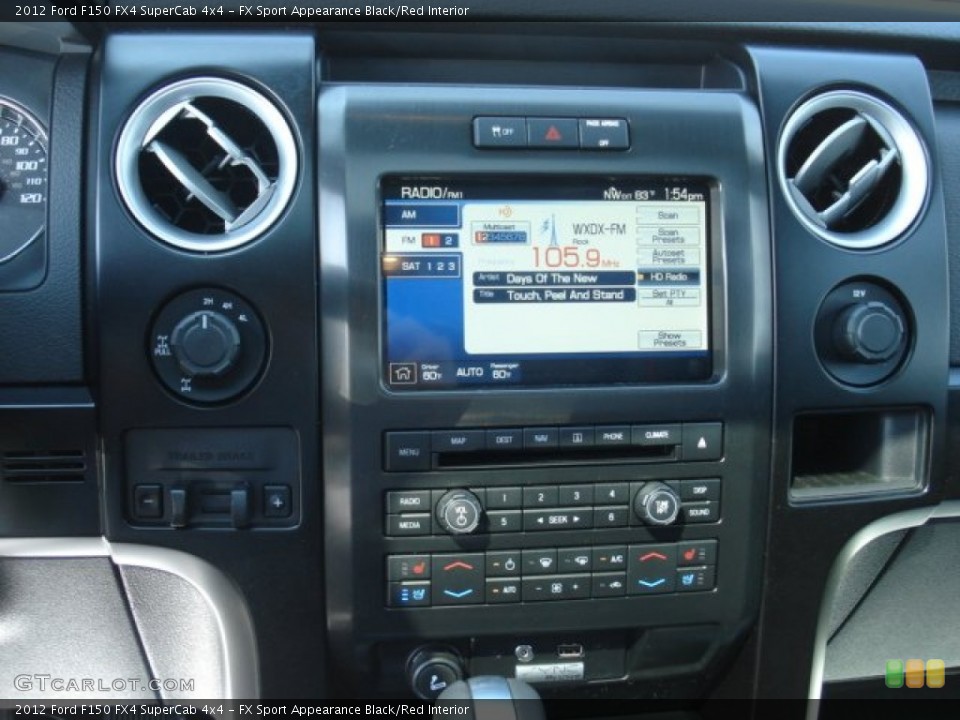 FX Sport Appearance Black/Red Interior Dashboard for the 2012 Ford F150 FX4 SuperCab 4x4 #62618750