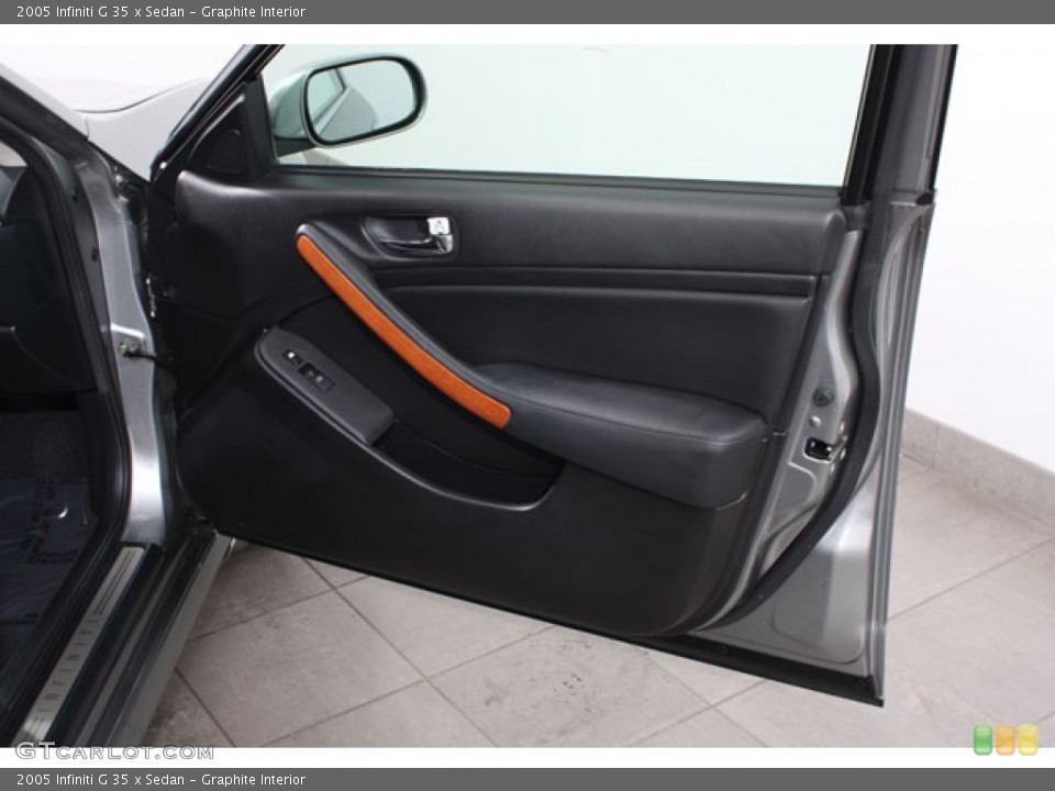 Graphite Interior Door Panel for the 2005 Infiniti G 35 x Sedan #62619587