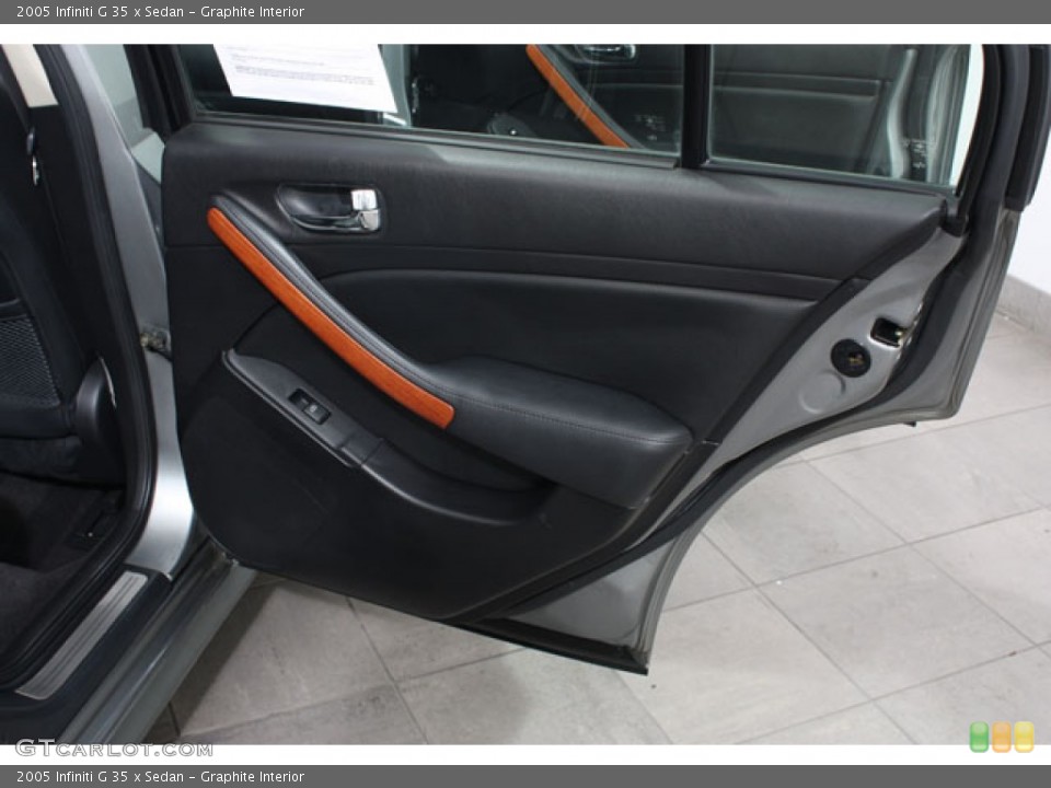 Graphite Interior Door Panel for the 2005 Infiniti G 35 x Sedan #62619595