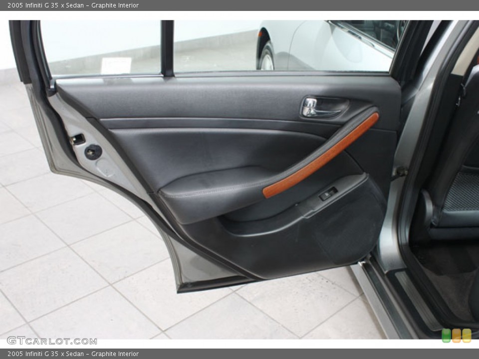 Graphite Interior Door Panel for the 2005 Infiniti G 35 x Sedan #62619604
