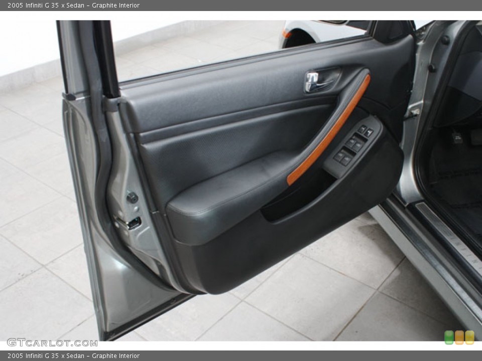 Graphite Interior Door Panel for the 2005 Infiniti G 35 x Sedan #62619608