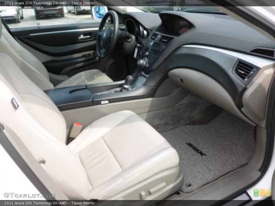 Taupe Interior Photo for the 2011 Acura ZDX Technology SH-AWD #62621862