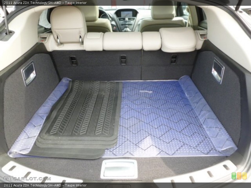 Taupe Interior Trunk for the 2011 Acura ZDX Technology SH-AWD #62621879