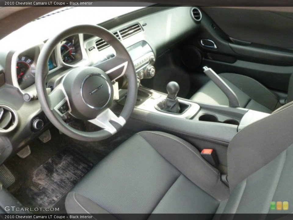 Black Interior Prime Interior for the 2010 Chevrolet Camaro LT Coupe #62623277