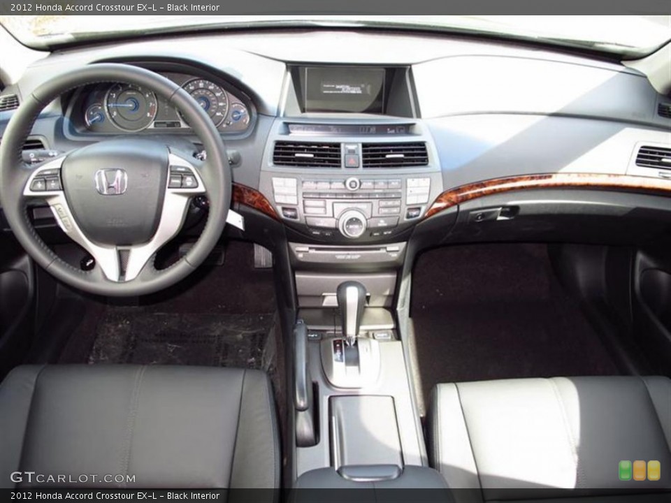 Black Interior Dashboard for the 2012 Honda Accord Crosstour EX-L #62623316