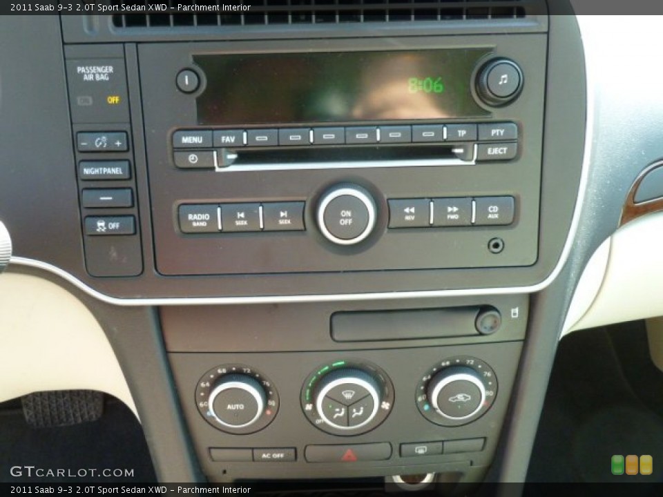 Parchment Interior Controls for the 2011 Saab 9-3 2.0T Sport Sedan XWD #62623980
