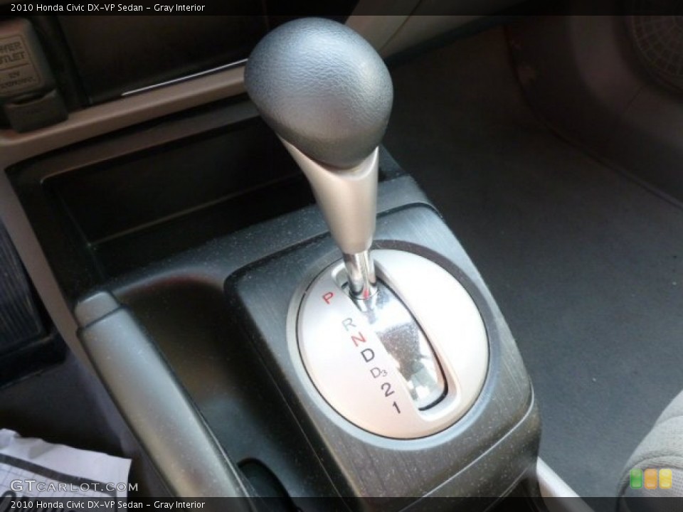 Gray Interior Transmission for the 2010 Honda Civic DX-VP Sedan #62624801