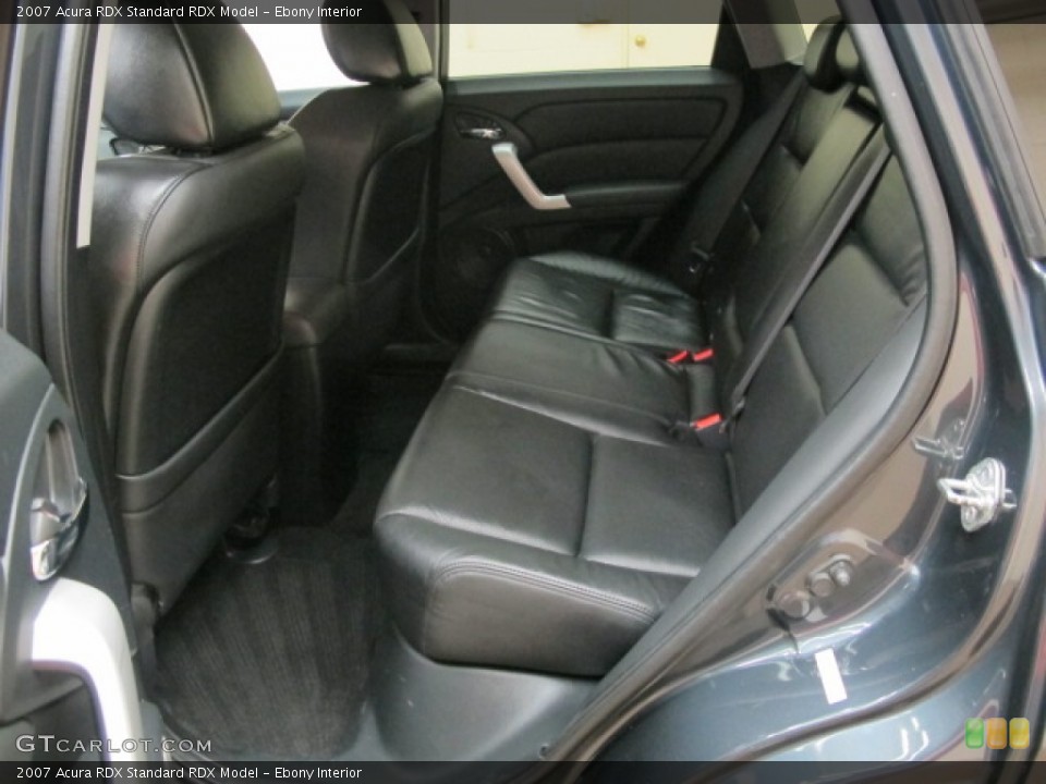 Ebony Interior Rear Seat for the 2007 Acura RDX  #62626085