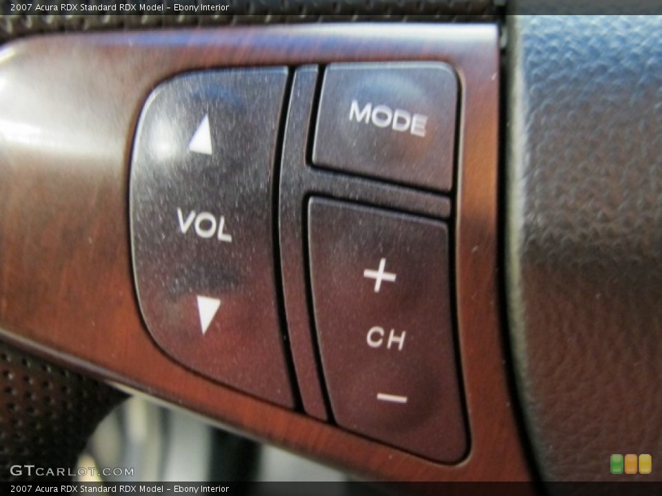 Ebony Interior Controls for the 2007 Acura RDX  #62626232
