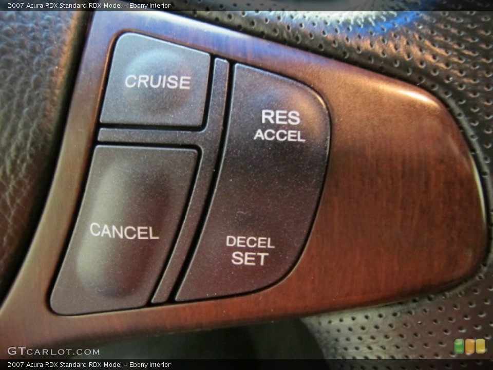 Ebony Interior Controls for the 2007 Acura RDX  #62626238
