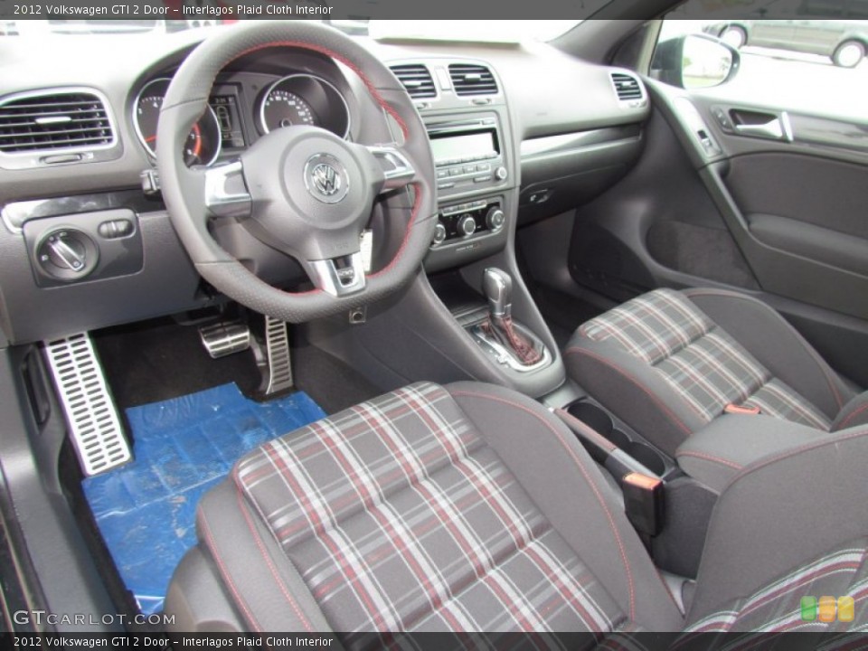 Interlagos Plaid Cloth Interior Photo for the 2012 Volkswagen GTI 2 Door #62626922