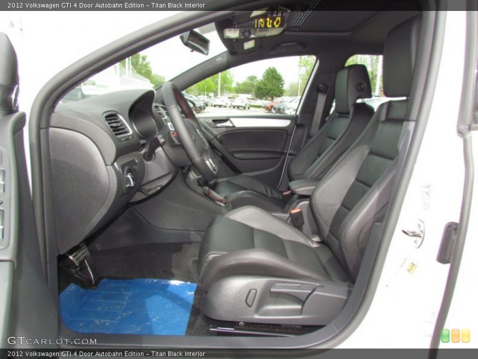 Titan Black Interior Photo for the 2012 Volkswagen GTI 4 Door Autobahn Edition #62627060