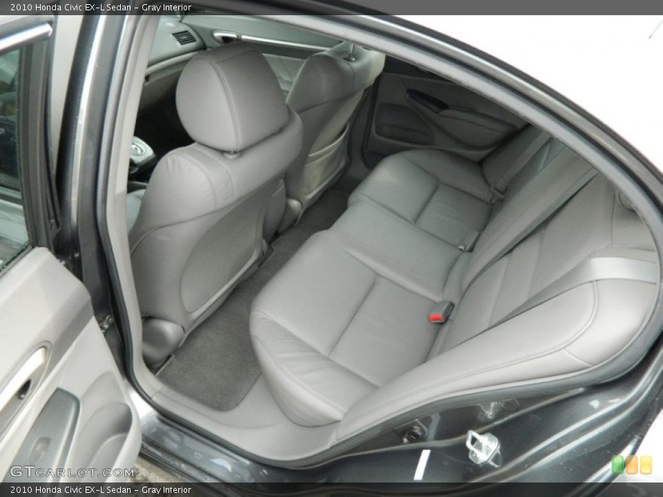 Gray Interior Photo for the 2010 Honda Civic EX-L Sedan #62627504