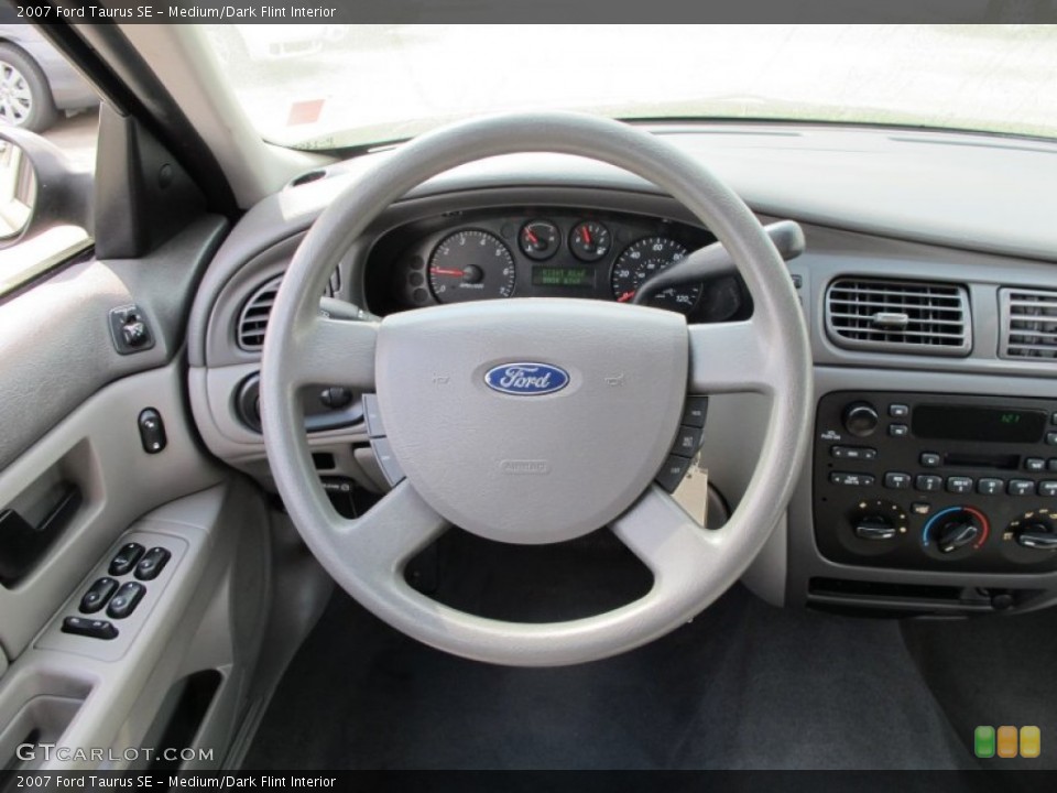 Medium/Dark Flint Interior Steering Wheel for the 2007 Ford Taurus SE #62628581