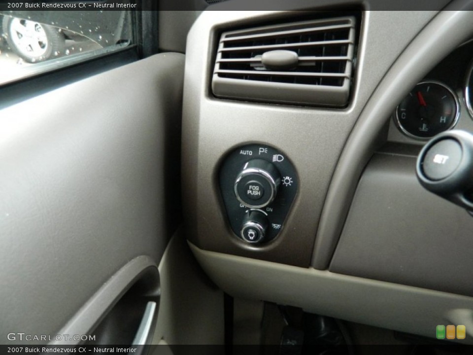 Neutral Interior Controls for the 2007 Buick Rendezvous CX #62628632