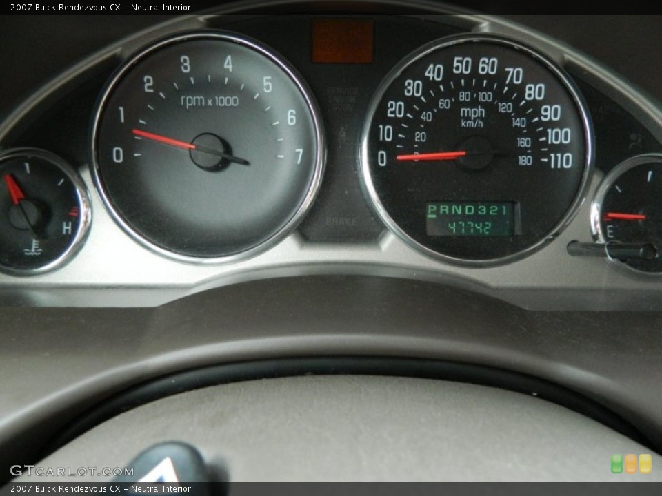 Neutral Interior Gauges for the 2007 Buick Rendezvous CX #62628650