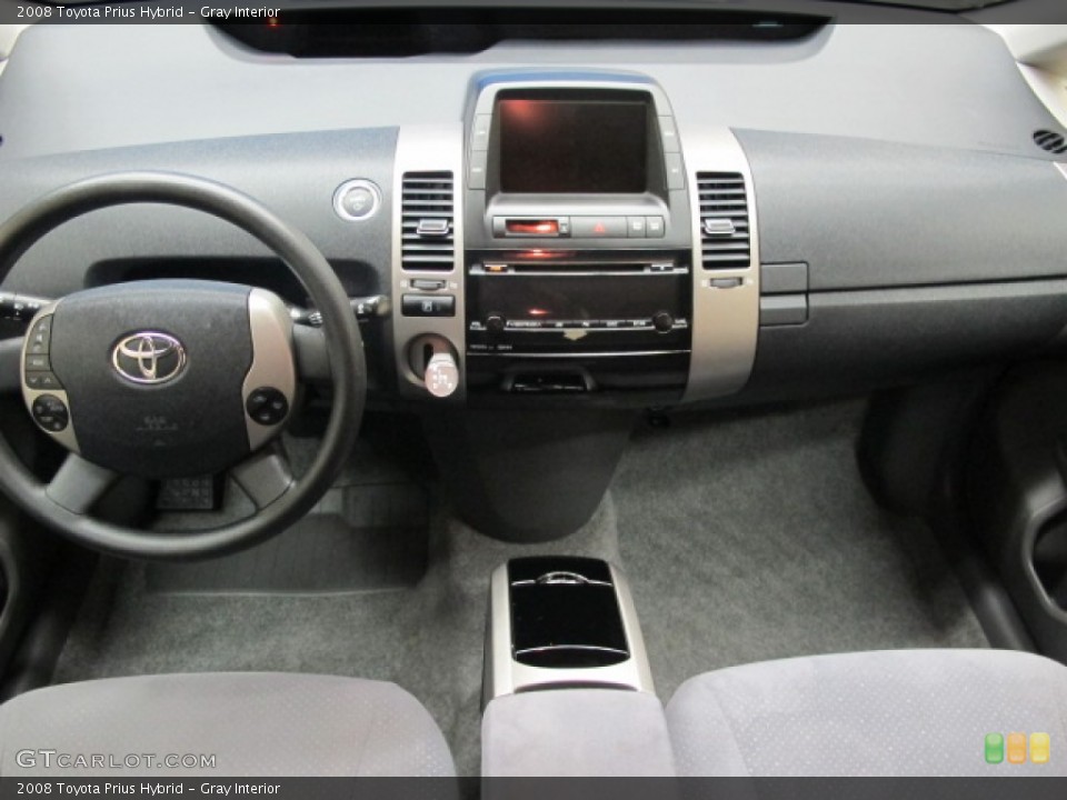 Gray Interior Dashboard for the 2008 Toyota Prius Hybrid #62629658