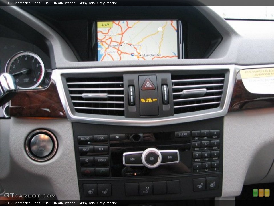 Ash/Dark Grey Interior Controls for the 2012 Mercedes-Benz E 350 4Matic Wagon #62632082