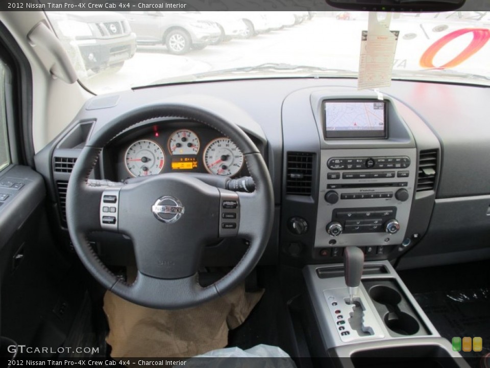 Charcoal Interior Photo for the 2012 Nissan Titan Pro-4X Crew Cab 4x4 #62633345