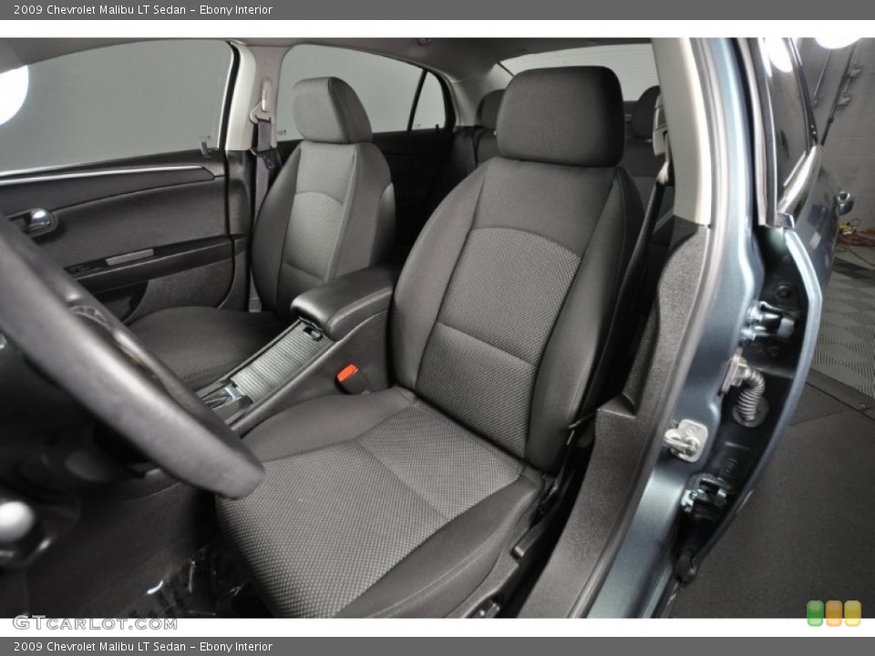 Ebony Interior Photo for the 2009 Chevrolet Malibu LT Sedan #62634185