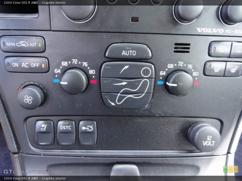 Graphite Interior Controls for the 2004 Volvo S60 R AWD #62637054
