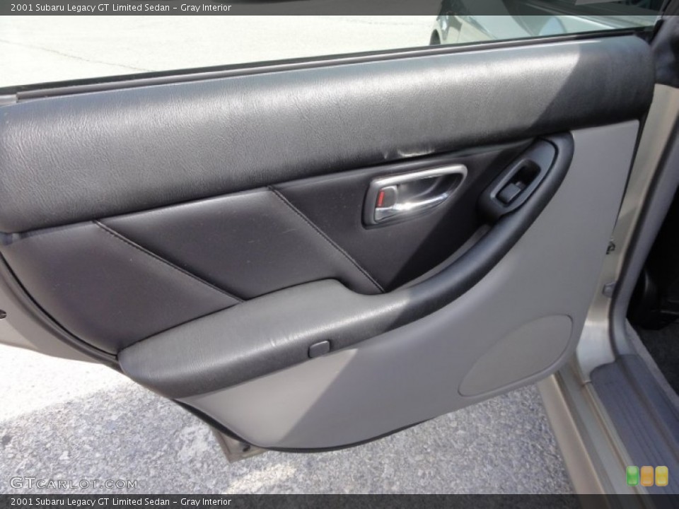 Gray Interior Door Panel for the 2001 Subaru Legacy GT Limited Sedan #62640477