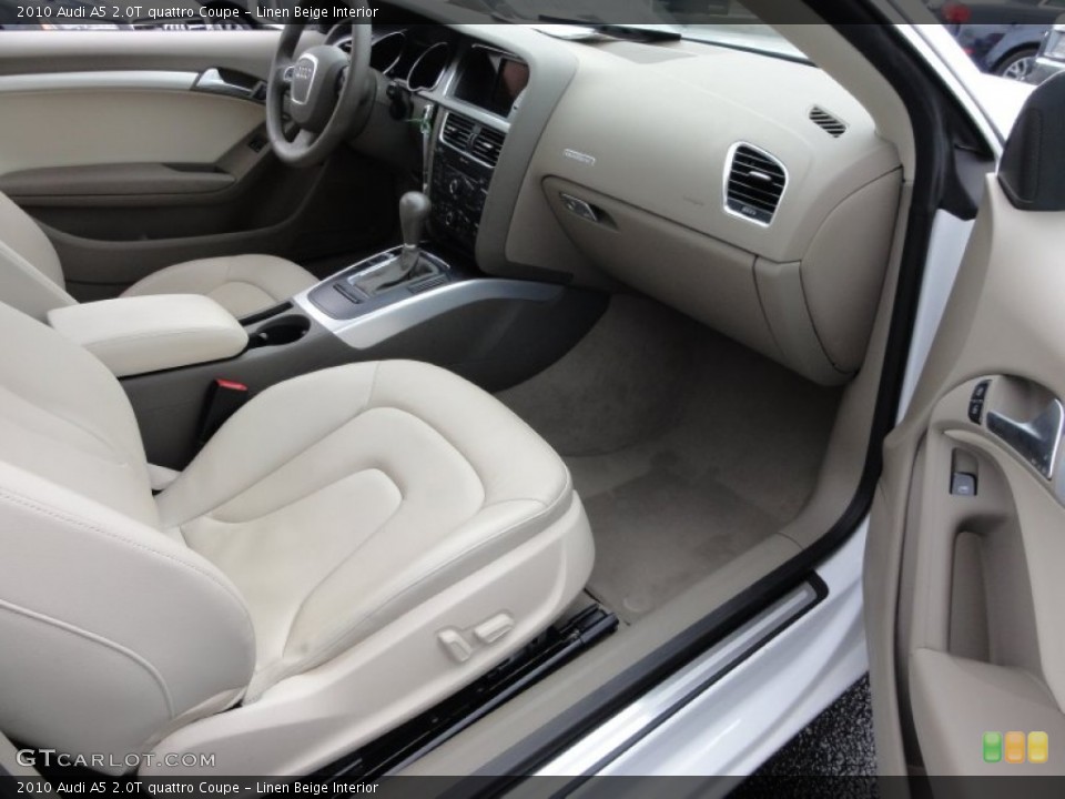 Linen Beige Interior Photo for the 2010 Audi A5 2.0T quattro Coupe #62642555