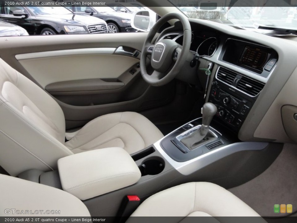 Linen Beige Interior Photo for the 2010 Audi A5 2.0T quattro Coupe #62642564