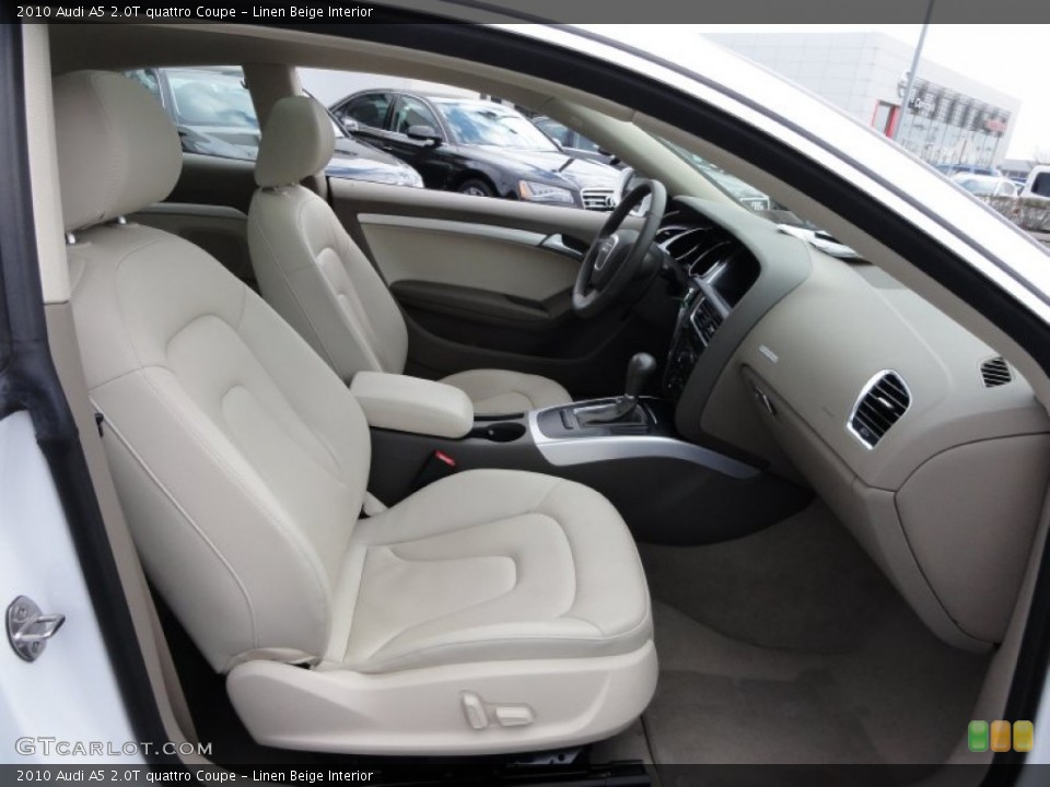 Linen Beige Interior Photo for the 2010 Audi A5 2.0T quattro Coupe #62642573