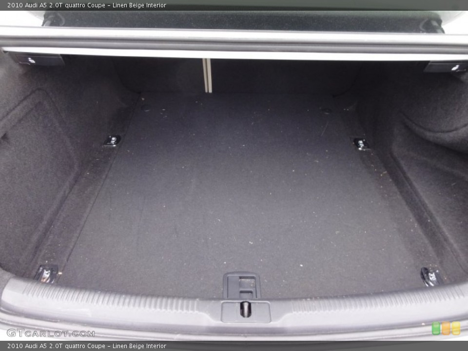Linen Beige Interior Trunk for the 2010 Audi A5 2.0T quattro Coupe #62642615