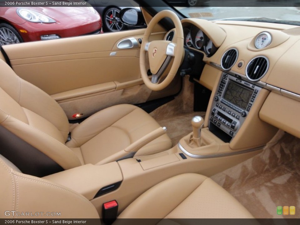 Sand Beige Interior Photo for the 2006 Porsche Boxster S #62643281