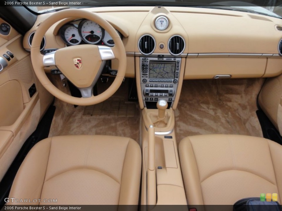 Sand Beige Interior Dashboard for the 2006 Porsche Boxster S #62643377